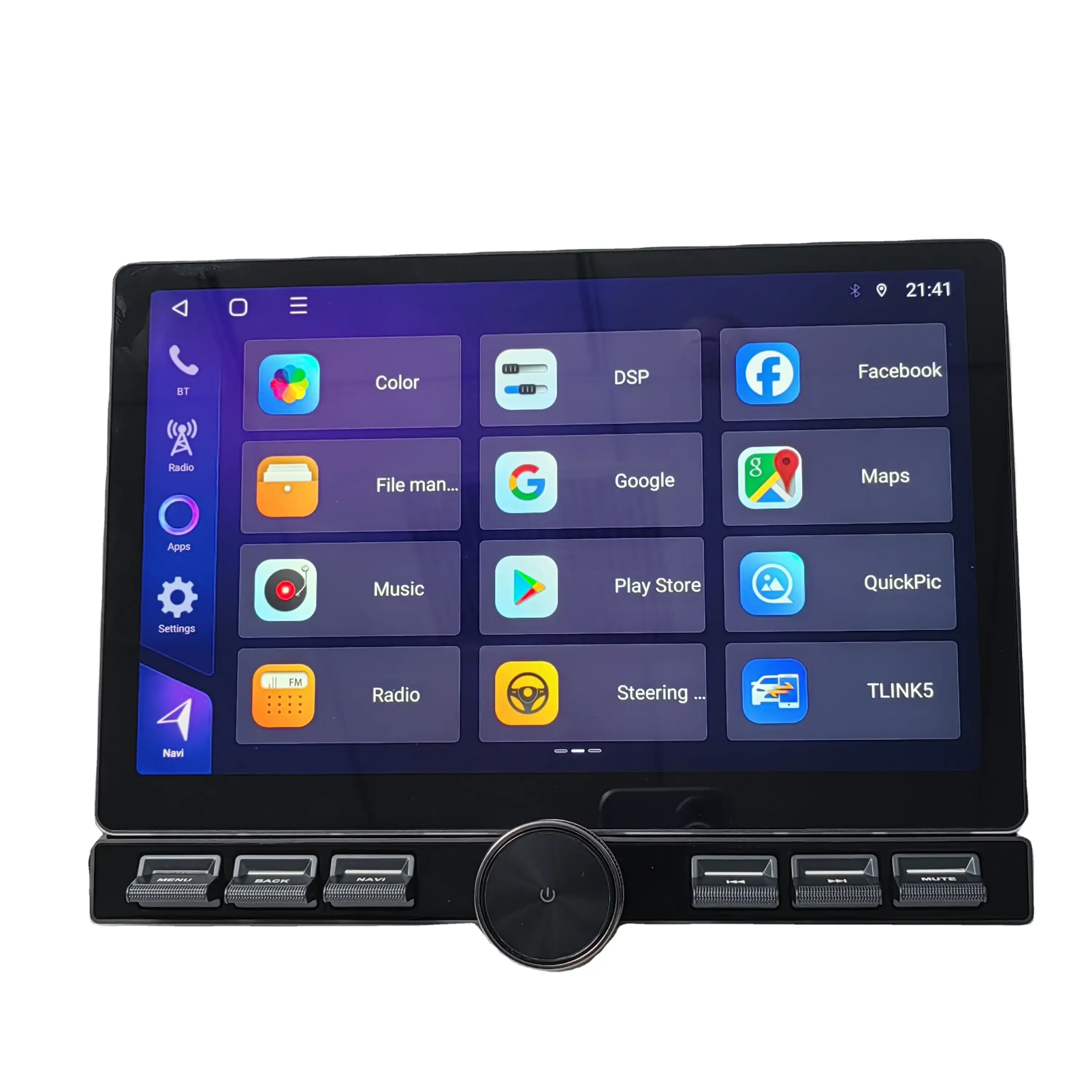 Hot 10.1 Inch Universal Car Radio Touch Screen Single Knob With