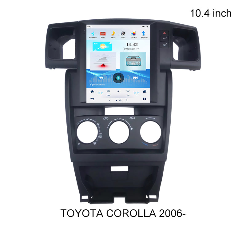 KSPIV Android Car Bluetooth Audio Player For TOYOTA Corolla 2006 10.4