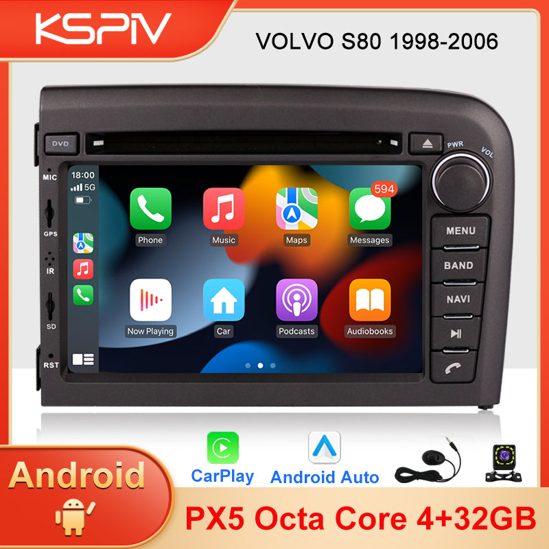 2 din Autoradio Multimedia Video Player Carplay Android Auto 4G WIFI Car  Radio For Ford C
