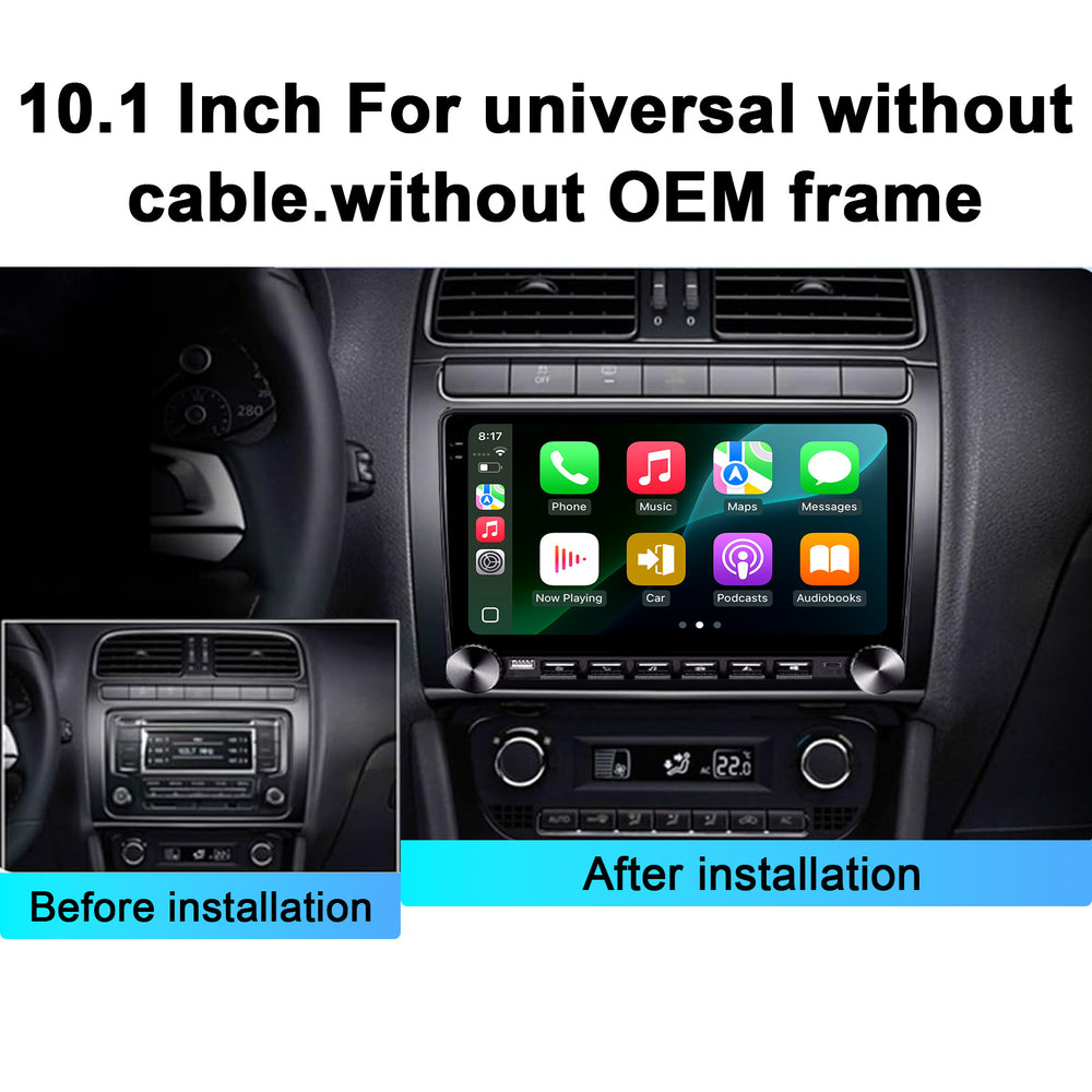 10.1 Inch Universal Car Radio Touch Screen Single Knob With Keys Auto Stereo electrical devices