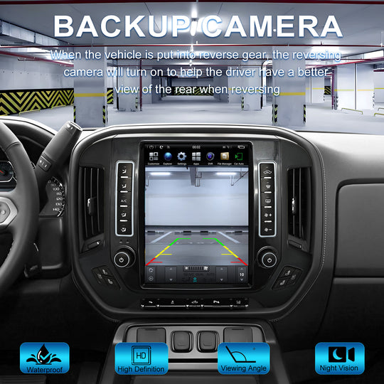 Car Stereo Radio for GMC Sierra VIA Vtrux Truck 2014- / Chevrolet Silverado LD 2014- high level