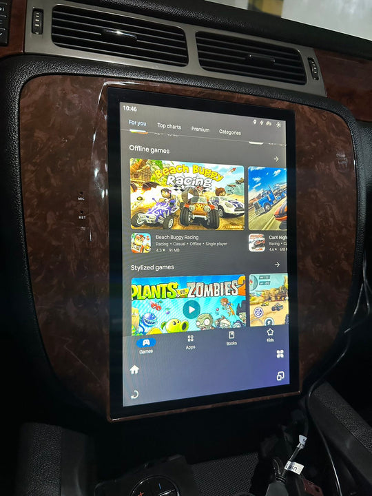 KSPIV |GMC Yukon |Chevrolet Tahoe |2007-2015 | Tesla Screen | Car Radio | Manual A/C