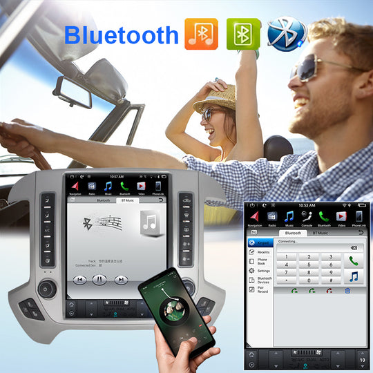 Kspiv | 12.1'' | Car Multimedia Player | GMC Sierra VIA Vtrux Truck 2014-/Chevrolet Silverado LD 2014-|  Middle Level