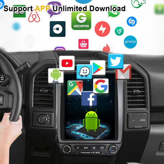 KSPIV | 12.1 Inch | Ford Expedition 2018-| Android Car Radio | Low and High Version Multimedia Player