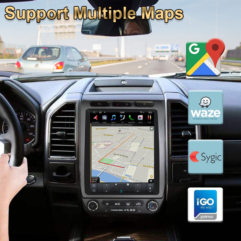 KSPIV | 12.1 Inch | Ford Expedition 2018-| Android Car Radio | Low and High Version Multimedia Player