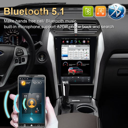 KSPIV | 12.1 Inch | Ford Explorer 2011-2019 | Android 13 | Tesla Style Screen