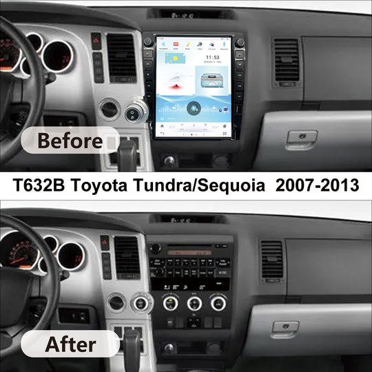 KSPIV |Android 14 12.1 inch for Toyota Tundra/Sequoia  2007-2013 | Car Stereo Radio with Carplay Android Auto