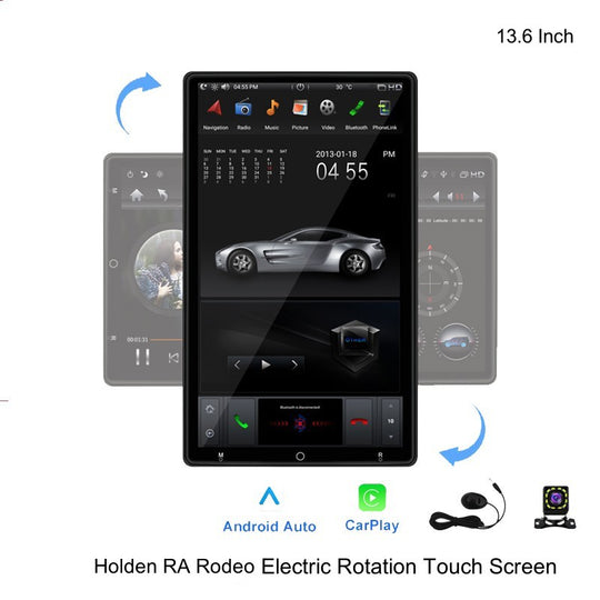 KSPIV | 13.6 Inch Car Radio | Android 13 | Touch Screen | Holden RA Rodeo Multimedia Player