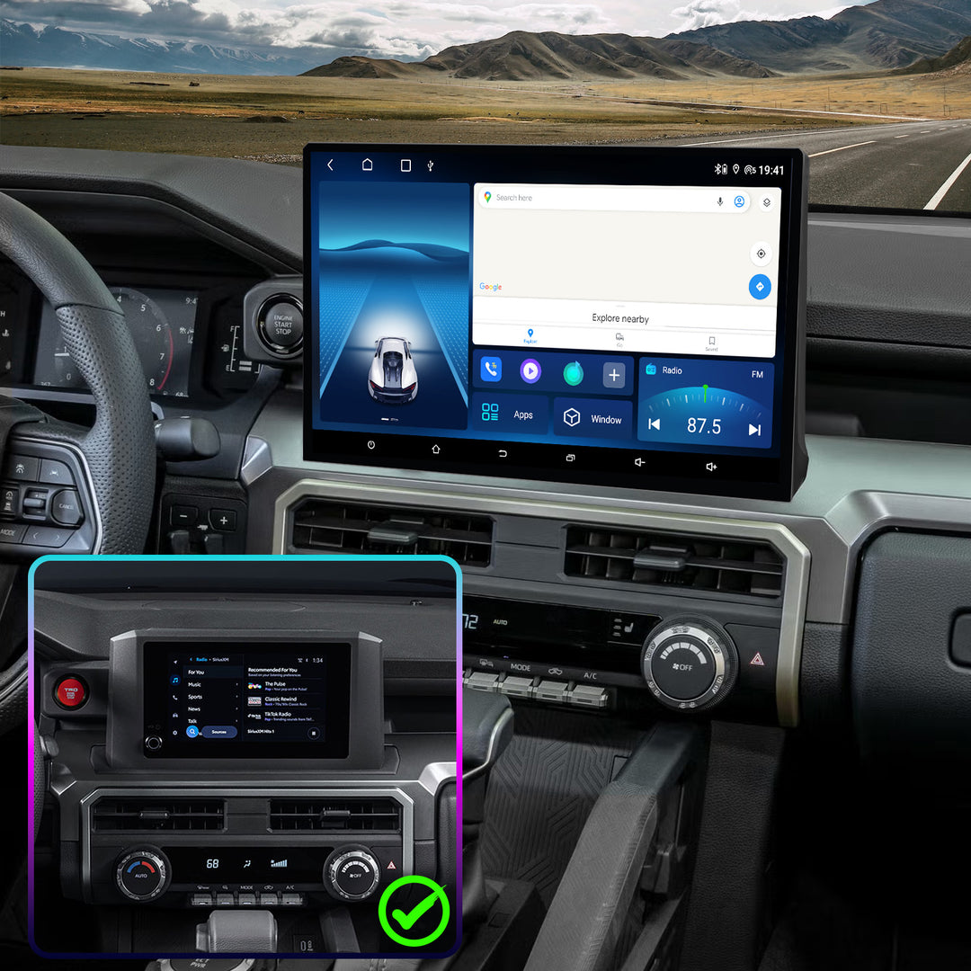 15 Inch | Car Stereo Radio | Toyota Tacoma 4 Runner  XRunner | 2024 2025 2026