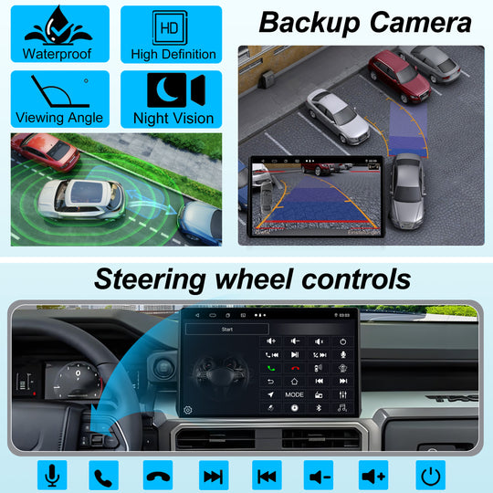 15 Inch | Car Stereo Radio | Toyota Tacoma 4 Runner  XRunner | 2024 2025 2026