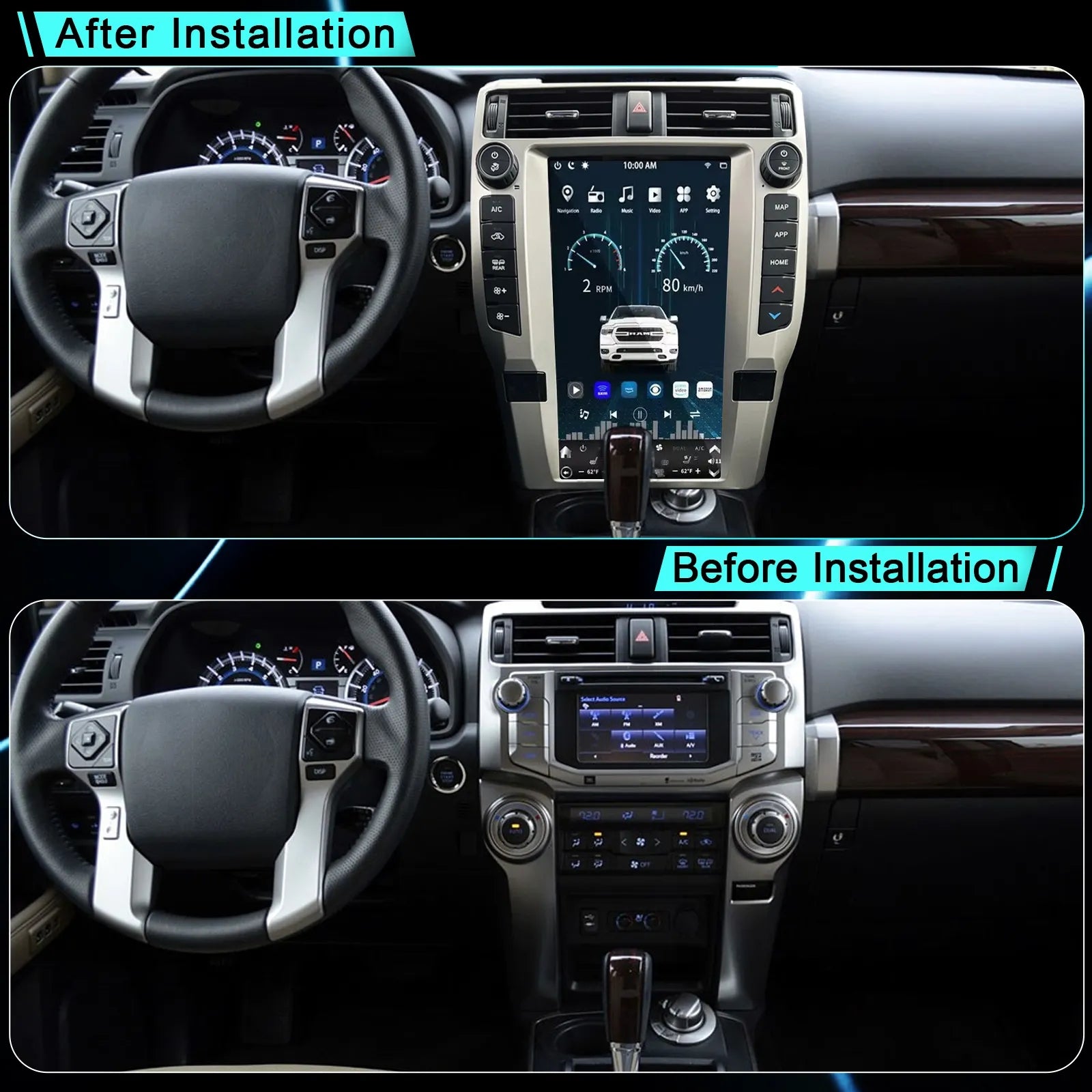  For Toyota 4Runner 2009-2024