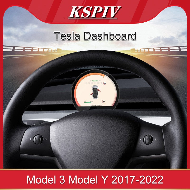 KSPIV Linux System Mini LCD Dashboard For Tesla Model 3/Y 2017-2022 Sm ...