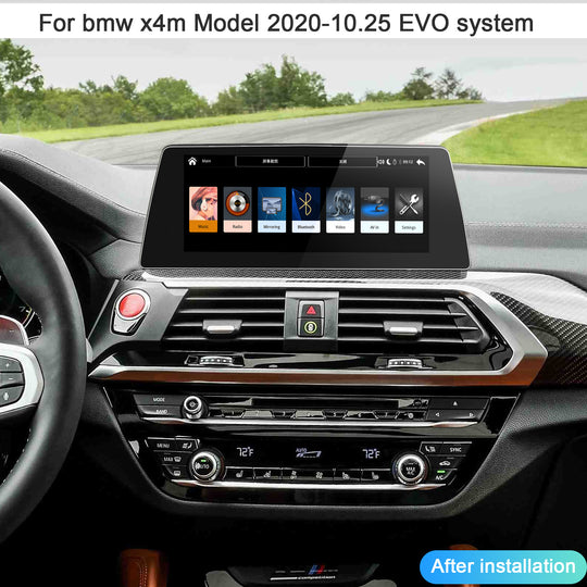 Android  Car DVD Navigation Player for bmw x4m Model 2020- 10.25 EVO system DSP Apple Car Game Car Multimedia BT Stereo