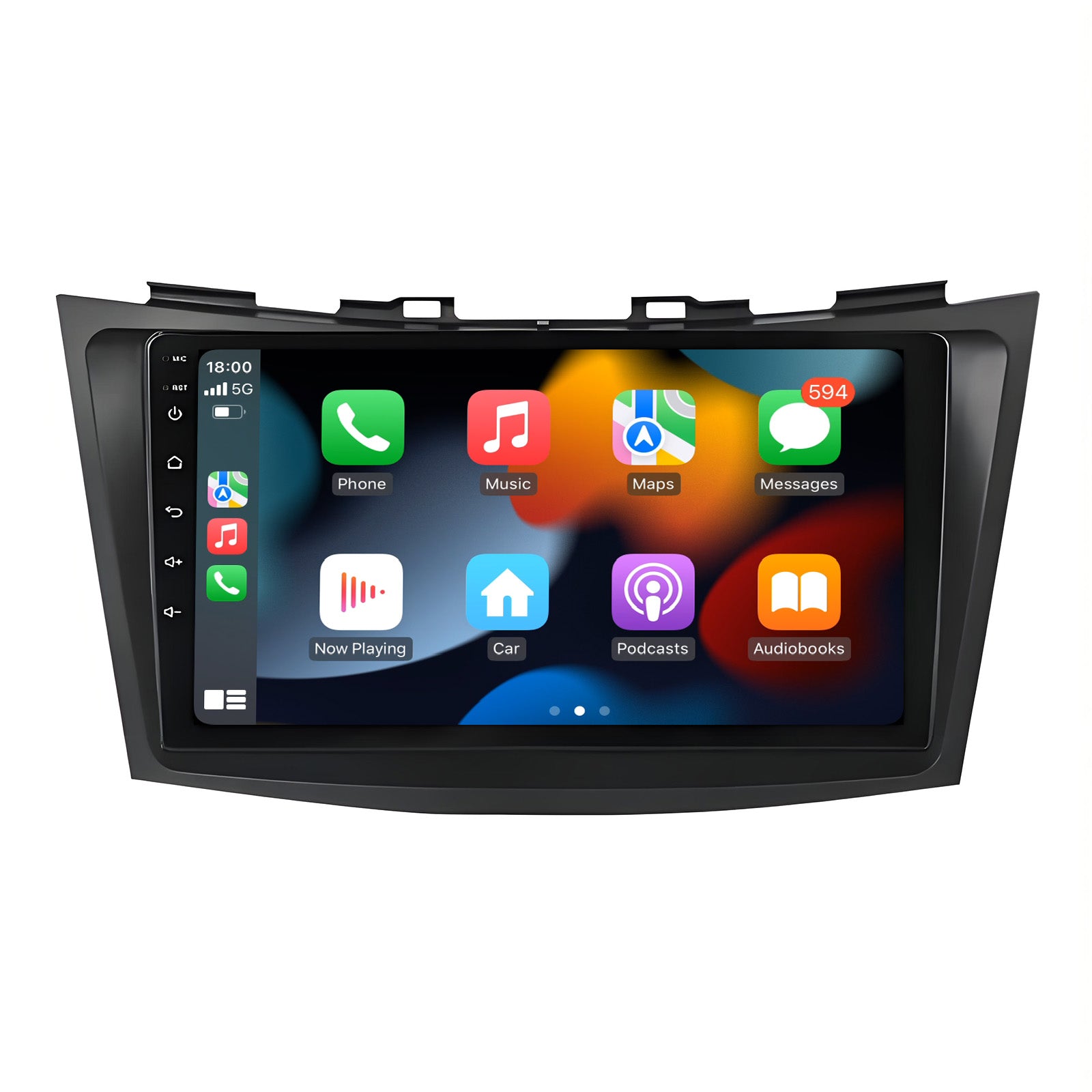 9 Inch Touch Screen for Suzuki Swift 2011-2015 Radio, Android Car Stereo with Carplay Android Auto in Dash GPS Navigation Bluetooth WIFI FM Steering Wheel Controls