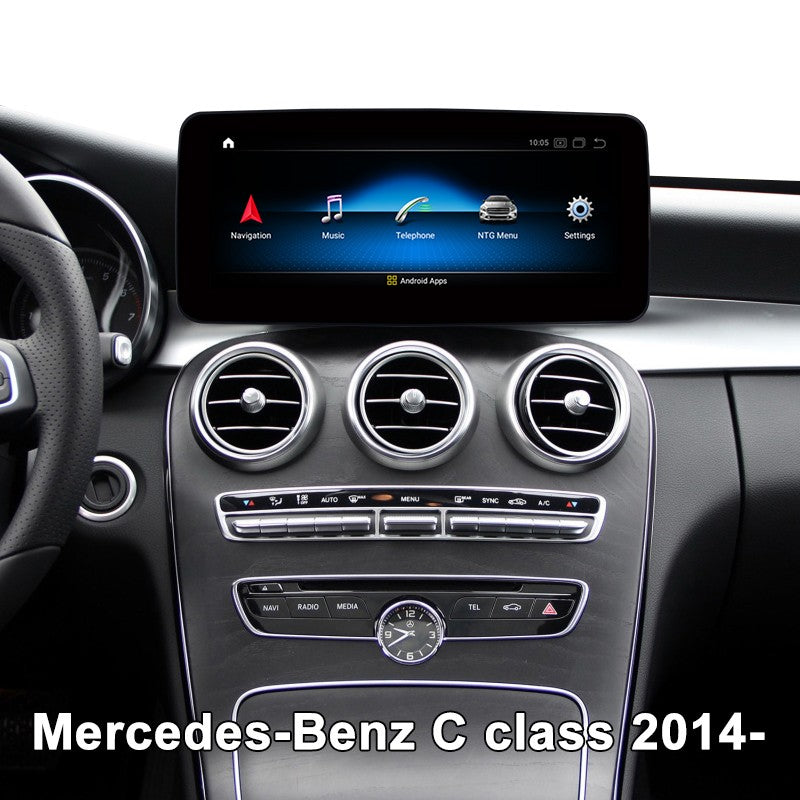 Android10 Car GPS Navigation Radio Multimedia Player for Mercedes-Benz C Class 2014-/W205 NTG 5.0 Stereo With Bluetooth/Wifi/DSP