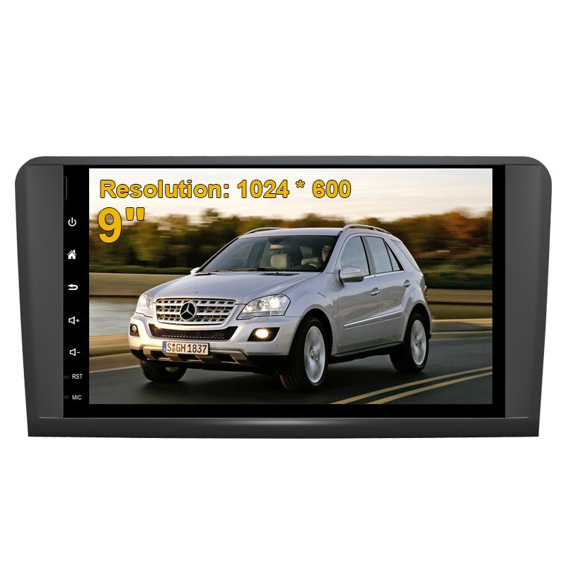 Android 9inch Car Radio for Mercedes-Benz GL ML CLASS W164 2005- Vehicle Multimedia Bluetooth Stereo Player 64G GPS Navigation