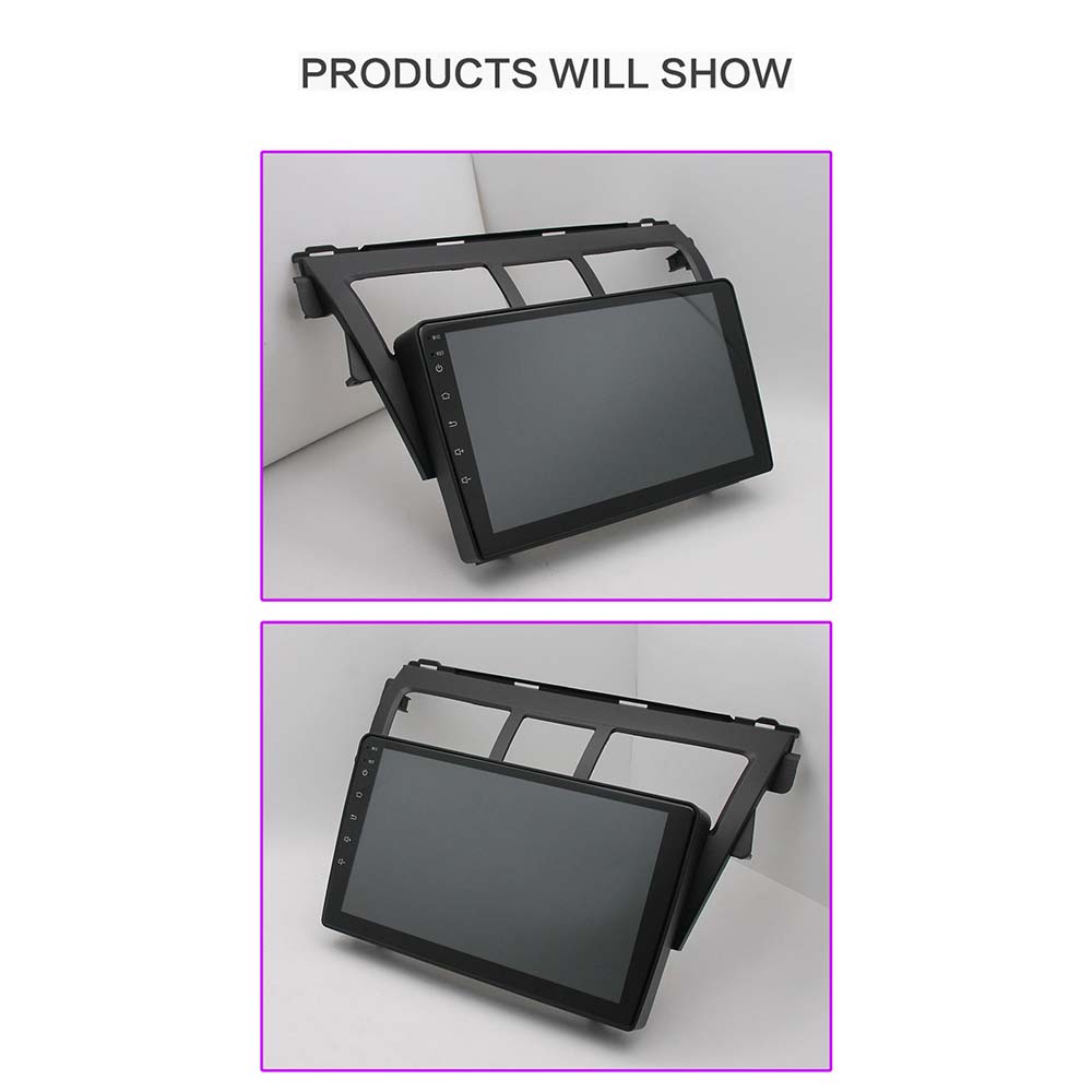 9 Inch Touch Screen for For Toyota Yaris Vios 2007-2012 Radio, Android Car Stereo with Carplay Android Auto in Dash GPS Navigation Bluetooth WIFI FM Steering Wheel Controls