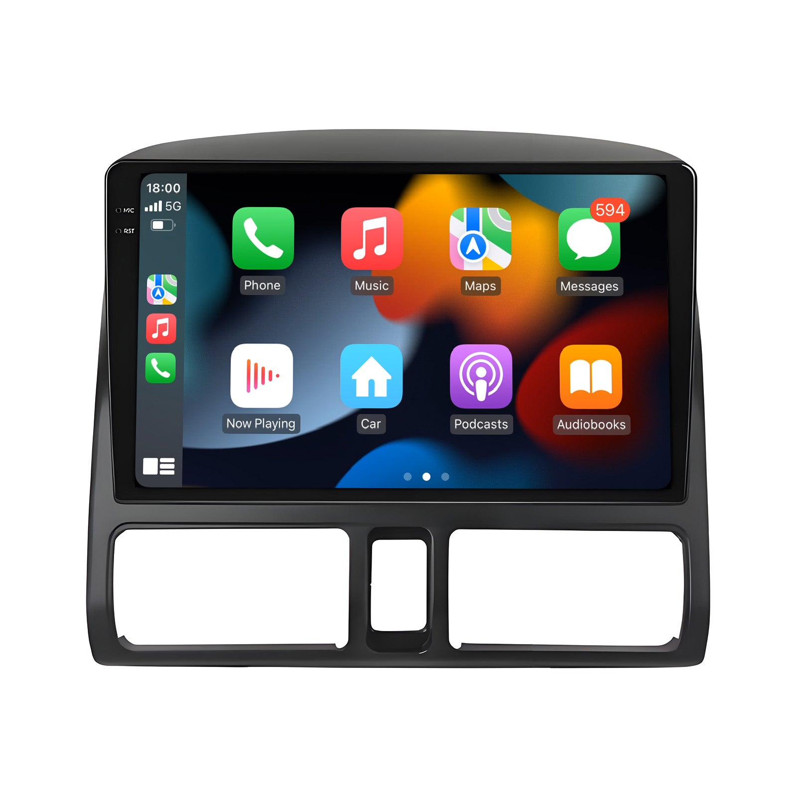 9.5 Inch 2K Touch Screen for Honda CRV 2002 2003 2004 2005 Radio, Android Car Stereo with Carplay Android Auto in Dash GPS Navigation Bluetooth WIFI FM Steering Wheel Controls