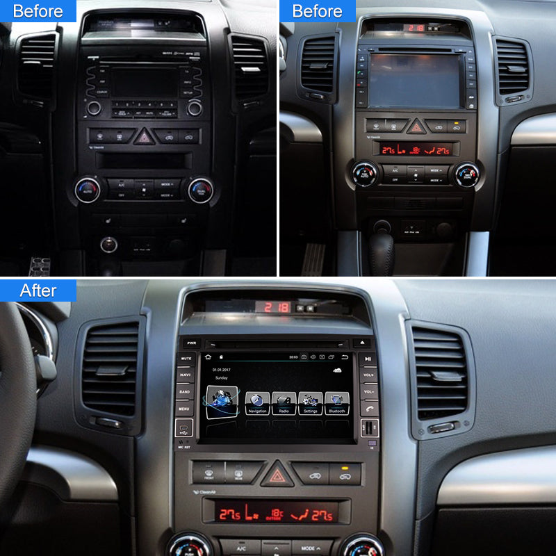 7" Car Radio For KIA SORENTO 2010-2012 Multimedia Player HD Touch Screen FM AUX Input Bluetooth MirrorLink