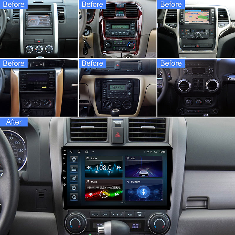10.1 inch universal android 13 car radio Carplay Android Auto 32G Car Radio Multimedia Stereo Car electronic devices
