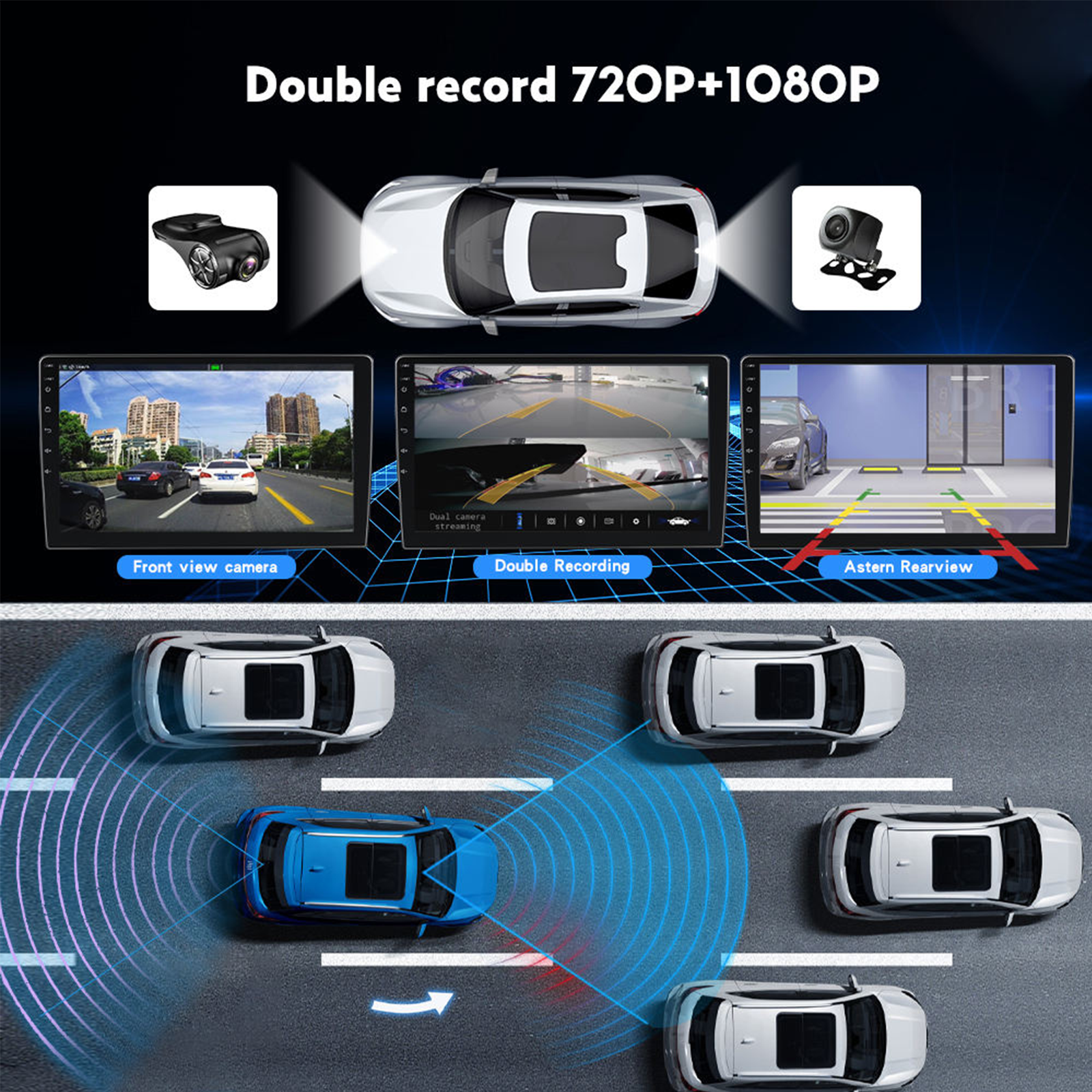 10 Inch GPS Navigation WIFI FM RDS BT Head Unit Android Multimedia Carplay Touch Screen Car Radio Player for Honda CRV 2012~2016