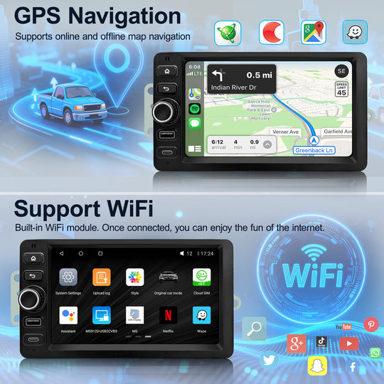 7 inch Android  Car Stereo Radio for  Chevrolet Silverado 2003- 2006 /Chevrolet Chevy 2003-2006 Multimedia Video Player  GPS IPS 4G Stereo DVD