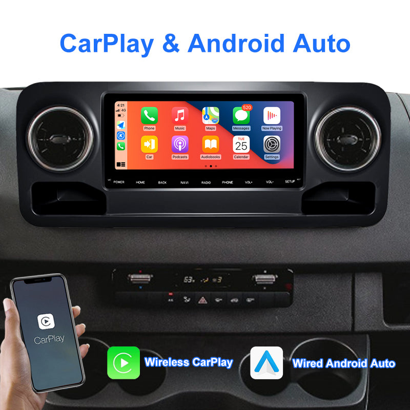 thumbnail image 2 of 2 Din Carplay Android 12 Car Radio Multimedia Video Player For Benz Sprinter 907 910 2018 - 2022 Navigation GPS 4G Head Unit 2 of 13