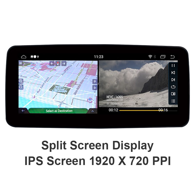 10.25 Inch Screen Android 9 Car Radio Bluetooth Multimedia Player Stereo for Mercedes-Benz GLC 2016- NTG 5.0 GPS Navigation Unit