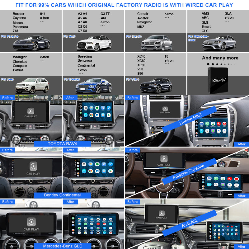 KSPIV 10.1" Car Radio For TOYOTA RAV4 2016- Multimedia Player Auto GPS Navigation With DSP Android Auto Carplay WiFi CANBUS