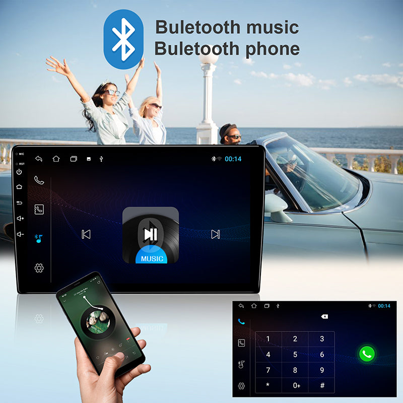 10.1 inch universal android 13 car radio Carplay Android Auto 32G Car Radio Multimedia Stereo Car electronic devices
