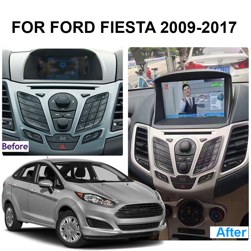 9 Inch Android Car radio for Ford Ecosport Fiesta 2009 -2017 Car Multimedia Support Wireless Apple Carplay and Android Auto
