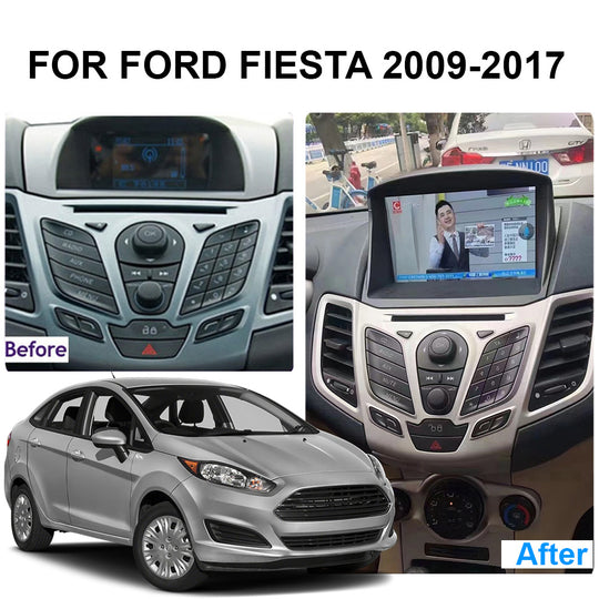 9 Inch Android Car radio for Ford Ecosport Fiesta 2009 -2017 Car Multimedia Support Wireless Apple Carplay and Android Auto