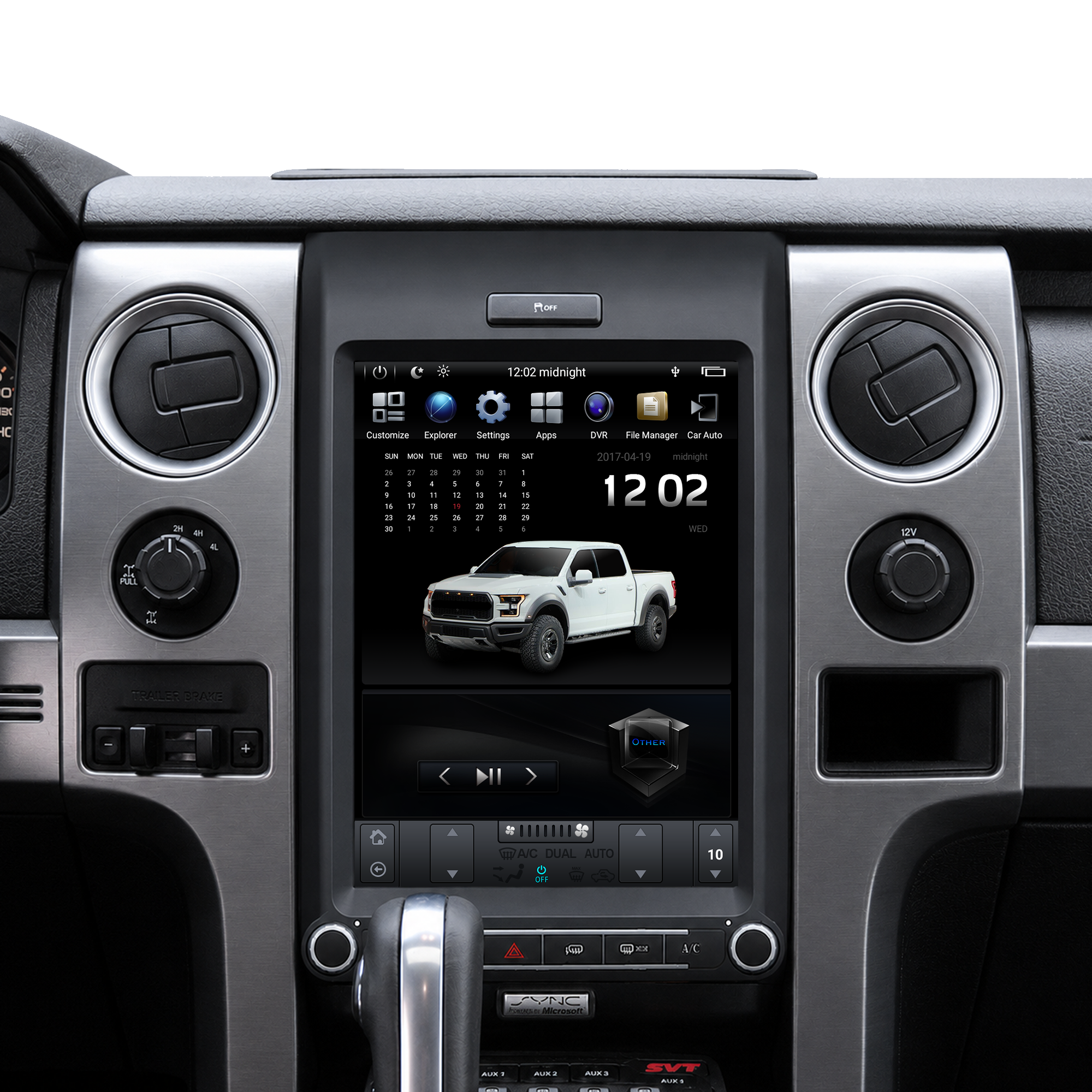 KSPIV |  12.1 Inch | Ford F150 2013-2014 | Tesla Style Screen | Android Car Radio