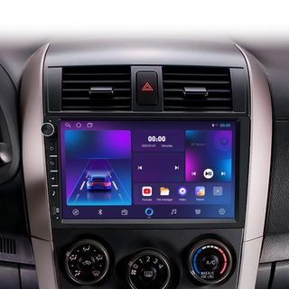 9 Inch Universal Android Car Stereo with Wireless CarPlay & Android Auto, GPS Navigation, WiFi, Bluetooth 5.0, DSP EQ, FM Radio, Rear View Camera, Steering Wheel Control, Touch Screen Head Unit