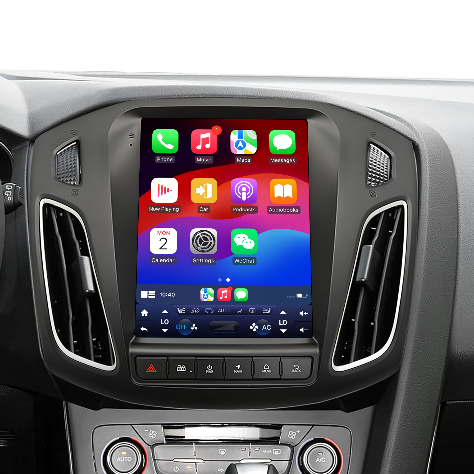 KSPIV Android 10.4 inch Tesla Style Screen for Ford Focus 2012 2013 2014 2015 Car Radio Stereo GPS Navigation Support OBD2 With Carpaly Headunit