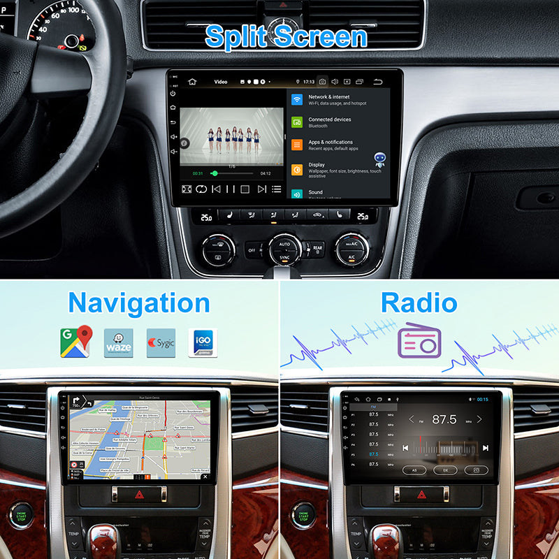 10.1 inch universal android 13 car radio Carplay Android Auto 32G Car Radio Multimedia Stereo Car electronic devices
