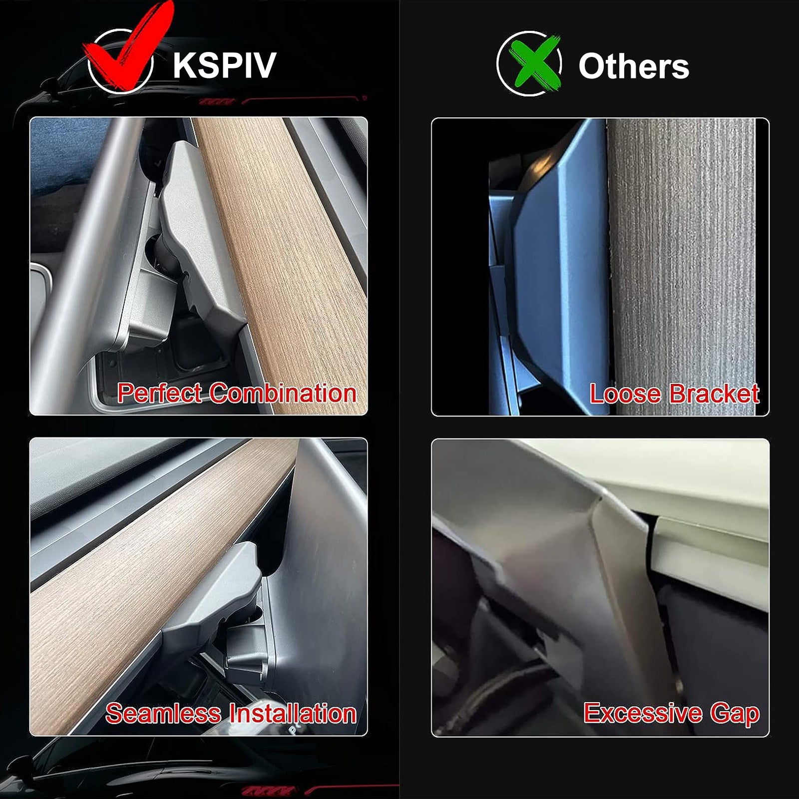 KSPIV Screen Swivel Tilt Mount for Tesla Model 3 Model Y Four Direction Screen Rotating Holder Bracket tesla accessories