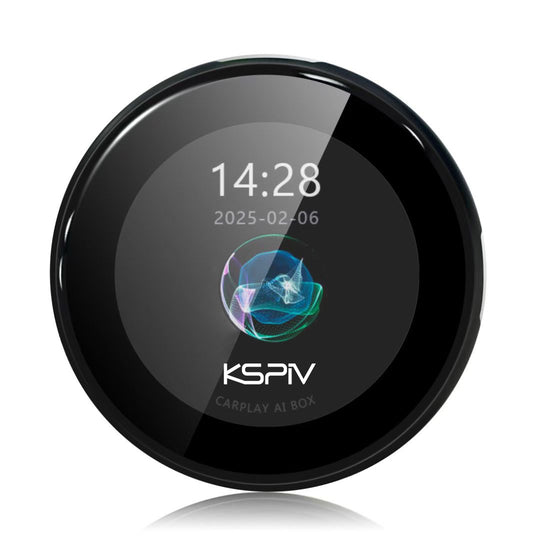 Kspiv CarPlay Ai Box with Android 13 Octa-Core Chip, Wireless CarPlay Android Auto Adapter with YouTube Disney+ Apps, Support Video Output 4G SIM & Dual WiFi OTA Update