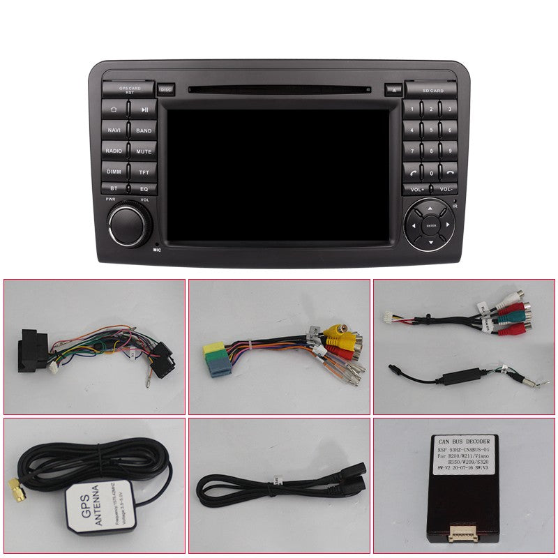 2 Din 7 inch Car Radio Stereo Android 10 Multimedio for Benz ML class W164 X164 ML350 ML300 GL500 ML320 ML280 GL350 Autoradio Audio GPS