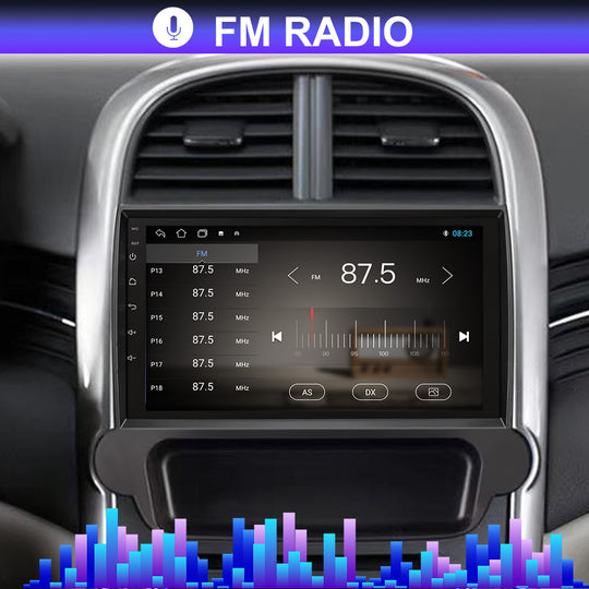 9 inch Android 14 Car Radio for Chevrolet Chevy Malibu Stereo 2011 2012 2013 2014 with Wireless CarPlay Android AutoBluetooth WiFiGPSMirror LinkBackupCameraAM/FM