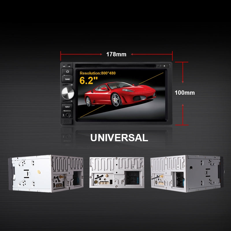 Android 6.2 Inch Universal Car Radio DVD GPS Navigation Wireless Carplay Auto Multimedia Stereo Touch Screen Autoradio Head Unit