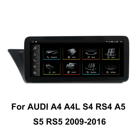 Android 10.25 Inch Car Stereo For AUDI A4 A4L S4 RS4 A5 S5 RS5 2009-2016 Touch Screen Wireless Carplay Android Auto Headunit