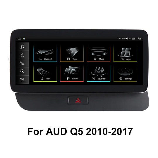 Car Stereo Radio for AUDI Q5 2010-2017 Wireless Carplay Android Auto 10.25 Inch Touch Screen Android GPS Navigation