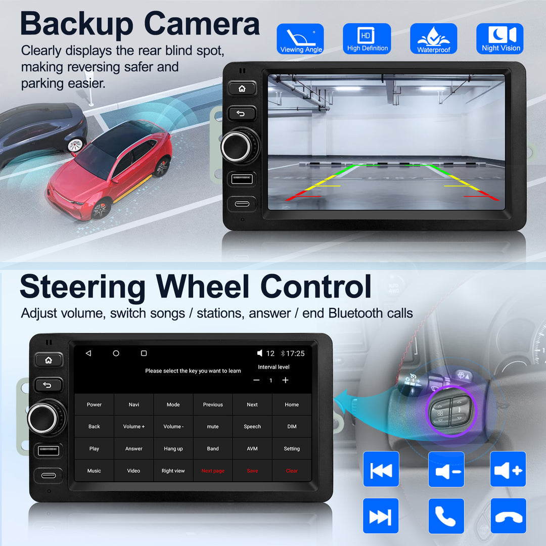 7 inch Android  Car Stereo Radio for  Chevrolet Silverado 2003- 2006 /Chevrolet Chevy 2003-2006 Multimedia Video Player  GPS IPS 4G Stereo DVD