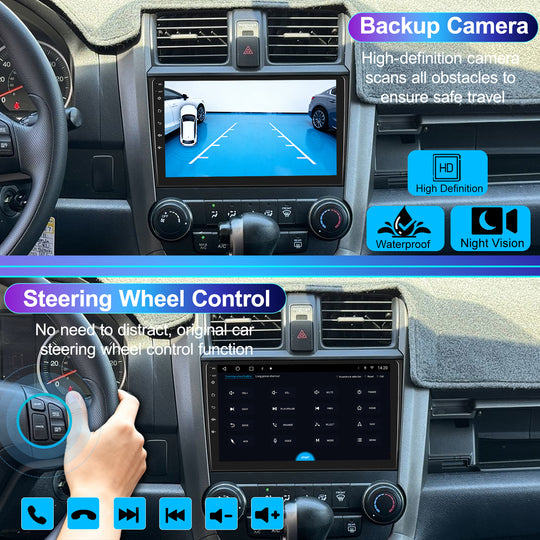 KSPIV | 9 Inch | HONDA CRV 2006-2011 | Android Car Radio | Multimedia Video Player
