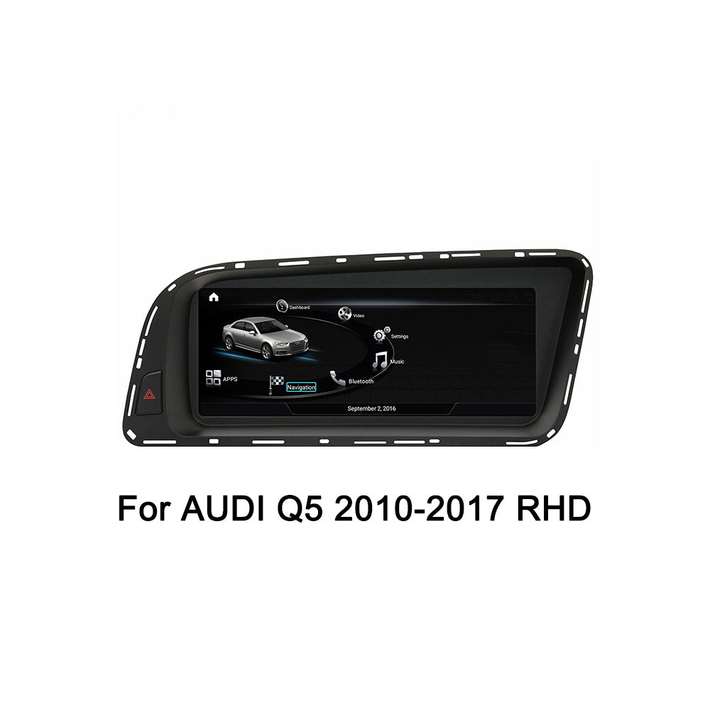 8.8 Inch Car Radio For Audi Q5 2010-2017 RHD GPS Navigation Automotive Carplay Android Auto Headunit