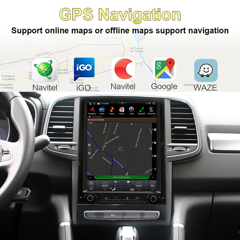 KSPIV | Android 13 | Renault KOLEOS 2016- | Megane 4 2017- |Tesla IPS Screen Radio