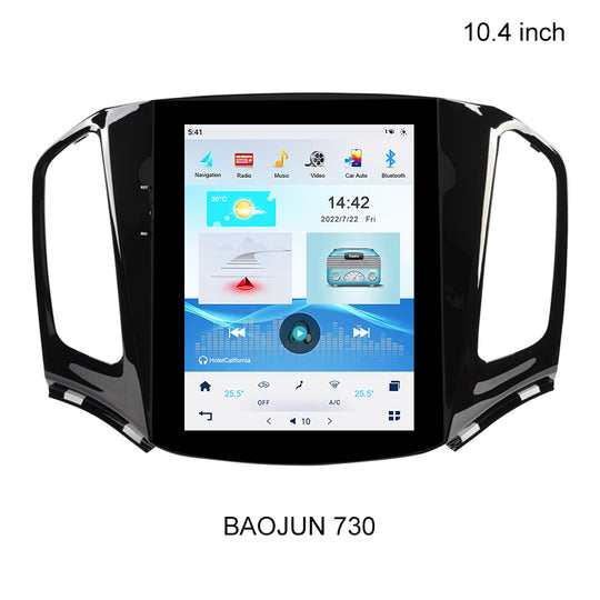 KSPIV | Android | 10.4 Inch Tesla Style | Car Multimedia Player | BAOJUN 730 | Car GPS Radio