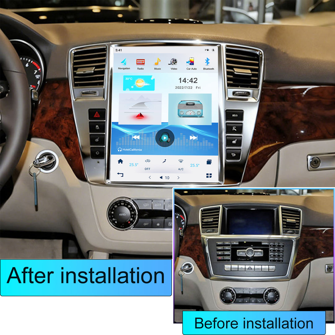 BENZ ML CLASS ML350 ML300 ML4500 W164|Android 15 Car Radio|12.1 Inch |2012-2015