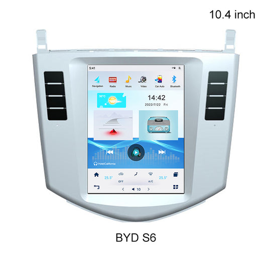 KSPIV | 10.4 Inch | Android Vertical Screen | BYD S6 |Tesla Style Car Radio